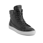 Malcom Leather Hi-Top Sneakers // Black (EU 40)