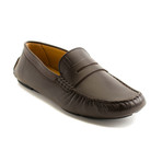 Armani // Micah Leather Driving Shoes // Brown (US: 10)