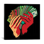 Money Hands // Dai Chris Art (18"W x 18"H x 0.75"D)