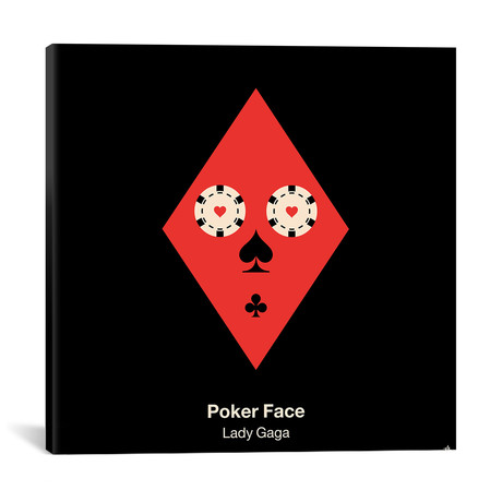 Poker Face // Viktor Hertz (18"W x 18"H x 0.75"D)