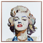 Beautiful // Alex Zeng // Anodized Aluminum Rose Gold Frame (Marilyn Monroe)
