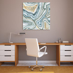 Agate Abstract II // Frameless Printed Tempered Art Glass