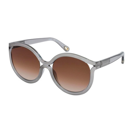 Chloé // Women's Cat Eye Sunglasses // Gray + Gray