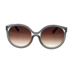 Chloé // Women's Cat Eye Sunglasses // Gray + Gray