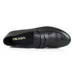 Prada // Leather Penny Loafers Dress Shoes // Black (US: 8)