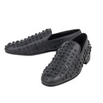 Jimmy Choo // Leather Star Embellished Loafers // Black (US: 11)