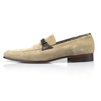 Brioni // Suede Leather + Crocodile Trimmings Loafer // Brown (US: 8.5)