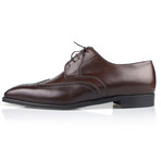 Brioni // Leather Brogue Pattern Oxford Dress Shoes // Brown (US: 11)