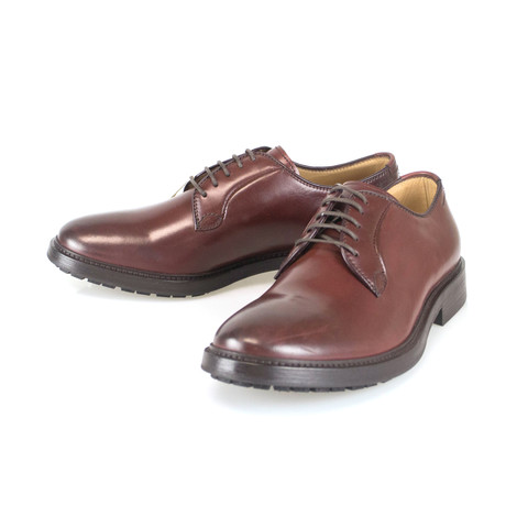 Brunello Cucinelli // Leather Oxford Dress Shoes // Brown (US: 9)