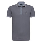 Bend Printed Short Sleeve Polo // Gray (L)
