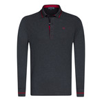 Violent Long Sleeve Polo // Anthracite (M)