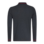 Violent Long Sleeve Polo // Anthracite (S)