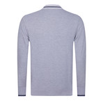 Skill Long Sleeve Polo // Grey Melange (XL)