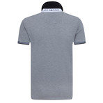 Whole Short Sleeve Polo // Gray Melange (2XL)