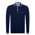 Violent Long Sleeve Polo // Navy (S)