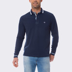 Violent Long Sleeve Polo // Navy (S)