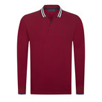 Skill Long Sleeve Polo // Red (L)
