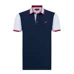 Mainly Short Sleeve Polo // Navy + White (S)