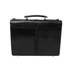 Executive Leather Briefcase // Black