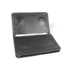 Business Card Case VTM Leather IDB // Black