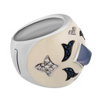 Nouvelle Bague 18k White Gold Multi-Stone Ring // Ring Size: 7.5