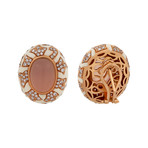 Nouvelle Bague 18k Rose Gold Earrings