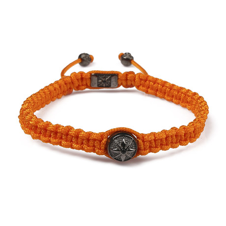 Macrame Tribal Bracelet // Orange (S)