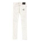 L.G.B. // Cross Patched Jeans // White (25)