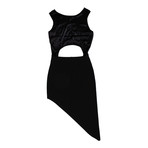 Baja East // Galaxy Cut Out Dress // Black (XS)