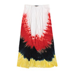 Baja East // Women's Paradise Wrap Skirt // Multi-Color (XXS)