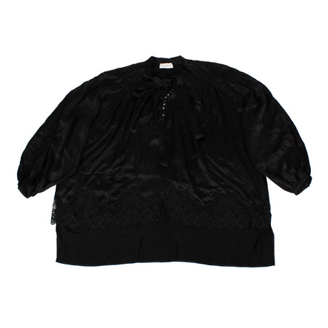 Faith Connexion // Oversized Pirate Shirt // Black (XXS)