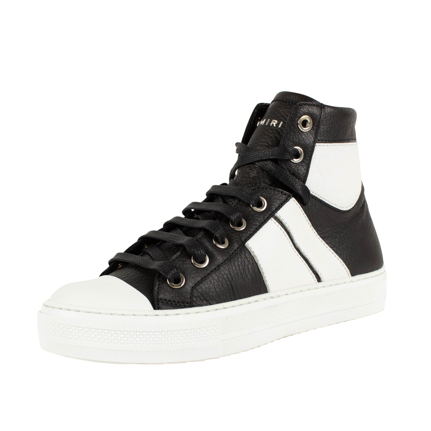 Amiri // Sunset Black/White Leather Sneakers // Black + White (US: 5 ...