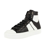 Amiri // Sunset Black/White Leather Sneakers // Black + White (US: 7)