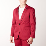 Solid Casual Blazer // Berry (S)