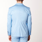 Solid Casual Blazer // Capri Blue (M)