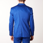 Solid Casual Blazer // Electric Blue (L)