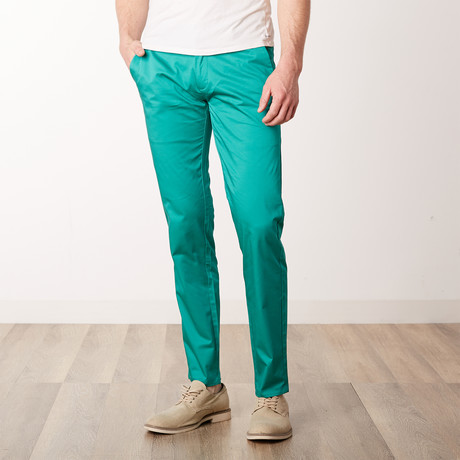 Comfort Fit Dress Pant // Grass Green (30WX32L)