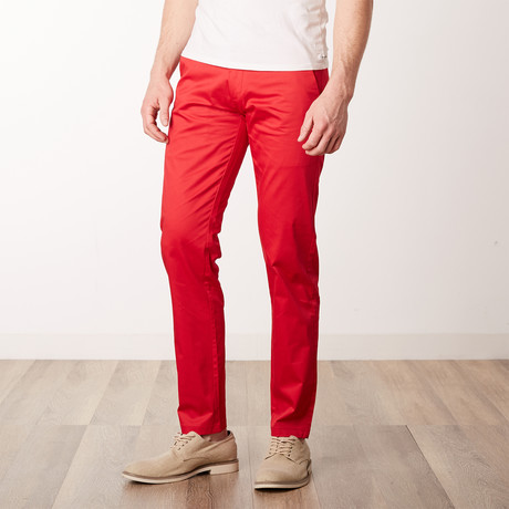 Comfort Fit Dress Pant // Poppy Red (30WX32L)