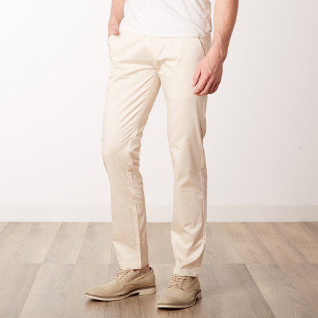 Comfort Fit Dress Pant // Stone (30WX32L)