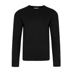 Nile Basic Fine Knit Sweater // Black (L)