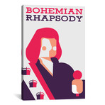 Bohemian Rhapsody Minimalist Poster // Farrokh Bulsara // Popate (18"W x 26"H x 0.75"D)