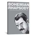 Bohemian Rhapsody Alternative Poster // Freddy // Popate (18"W x 26"H x 0.75"D)