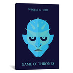 Game of Thrones Minimalist Poster - Ice King // Popate (18"W x 26"H x 0.75"D)