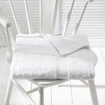 Helene Bath Linen Set // White (Set of 6 // Bath Mitts)