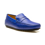 Leather Gommino City Loafer // Blue (UK 6)