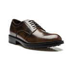 Leather Liscia Esquire Giovane Derby // Brown (UK 6)