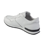Leather Low Top Sneaker Shoes // White (UK 10)