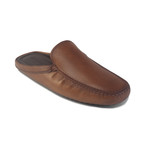 Backless Gommini Leather Driving Loafer // Brown (UK 7.5)