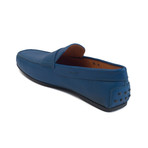 Leather Gommino Penny Loafer // Blue (UK 6)