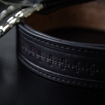 Handcrafted Genuine Leather Belt // 002 // Black (S)